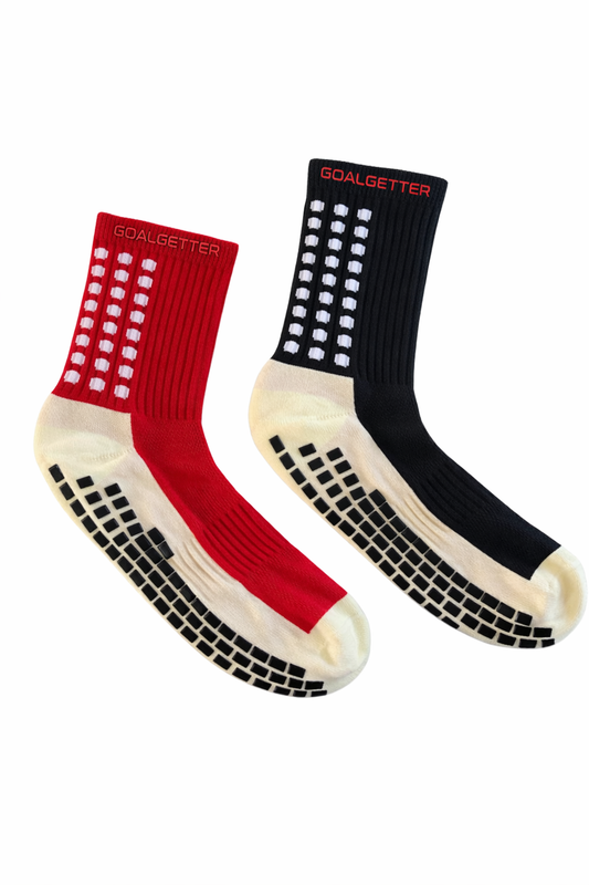 Goalgetter Grip Socks Black - Footballgadgets.shop