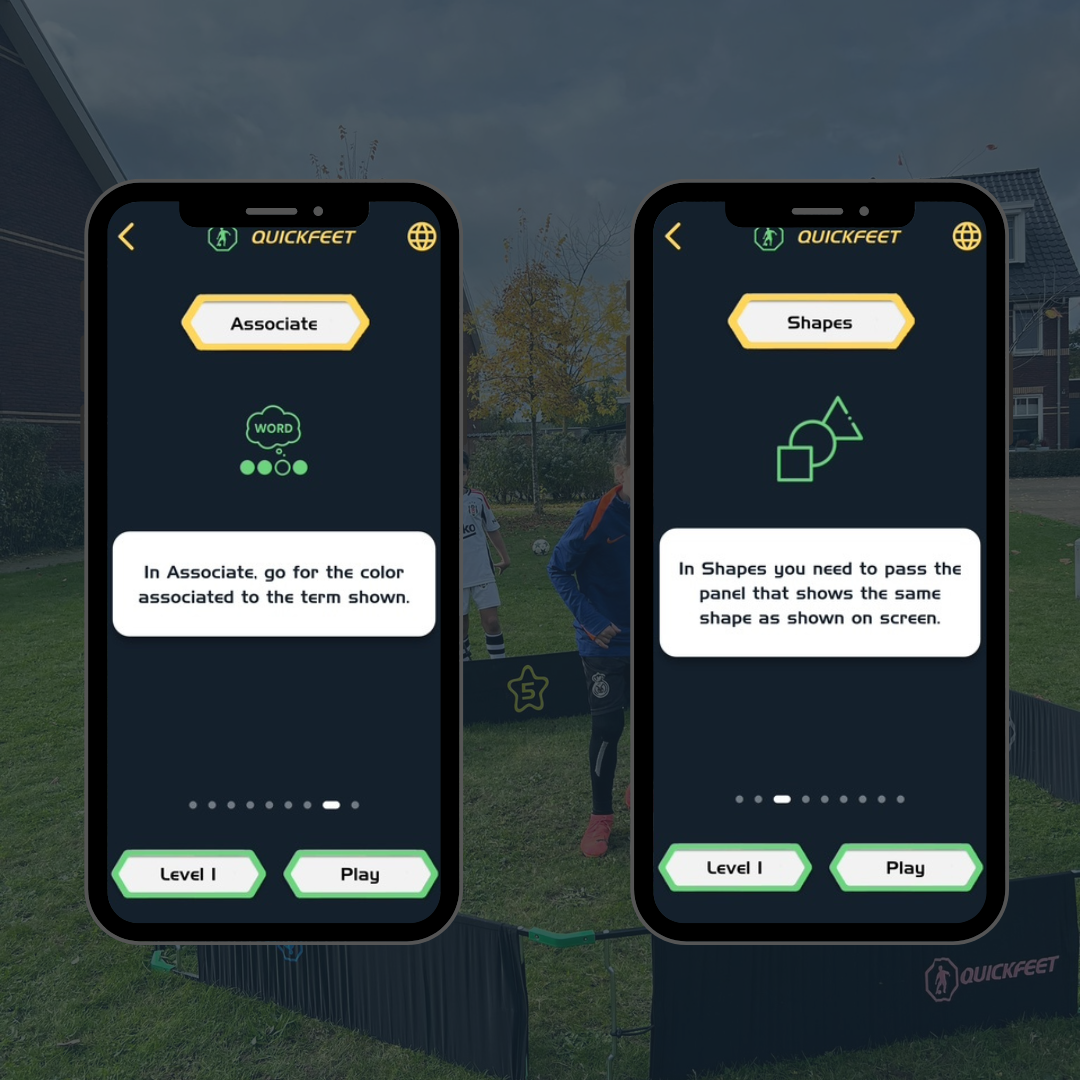 QUICKFEET Play + gratis app met 10 games
