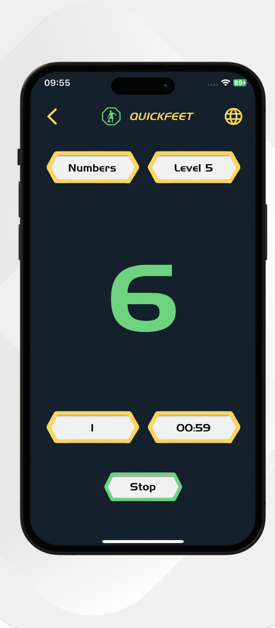 QUICKFEET Touch - interactieve voetbal mat & app
