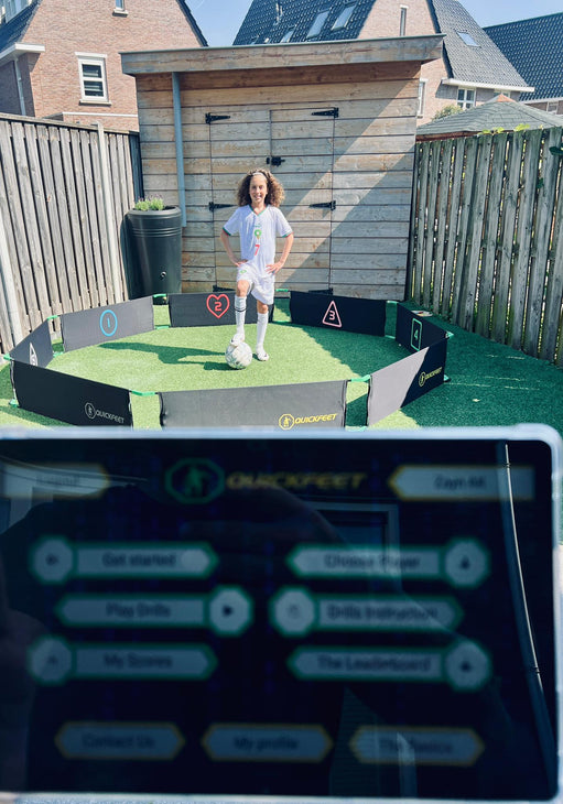 QUICKFEET Coaching System - inclusief voetbalsensoren